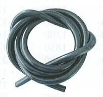 A&S doraz černý, průměr 6 mm - cena za 1 metr, lze koupit po centimetrech Jen Po Omezenou Doba